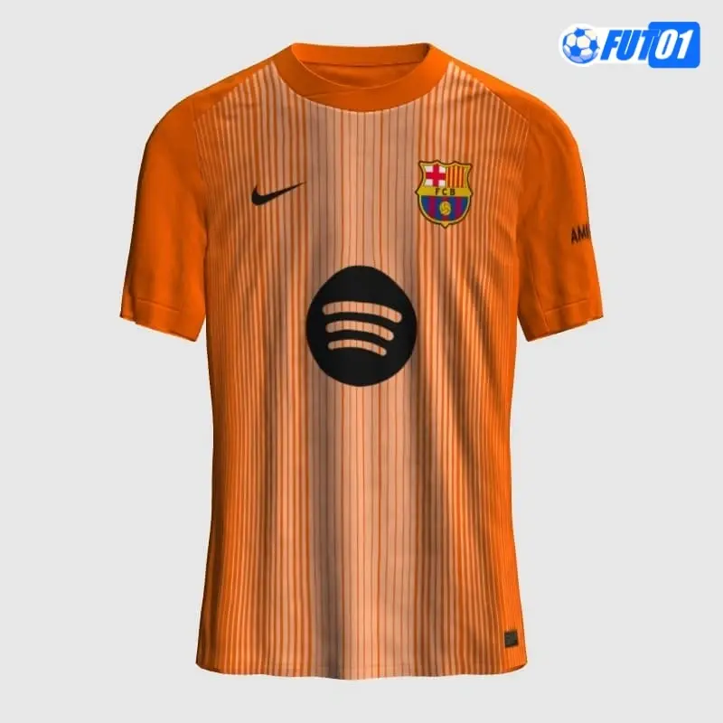 Camiseta Calidad Premium de Portero Barcelona 2025/2026 Naranja
