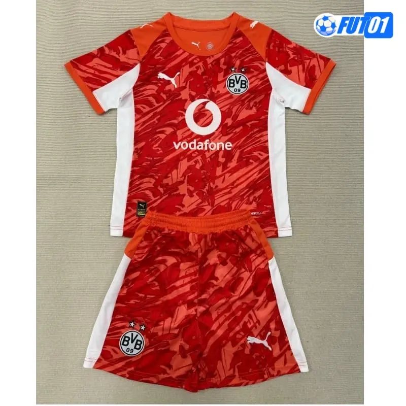 Camiseta Calidad THAI de Portero Borussia Dortmund 2025/2026 Niño Naranja
