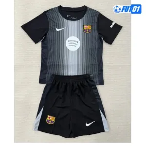 Camiseta Replica de Portero Barcelona 2025/2026 Equipación Negro