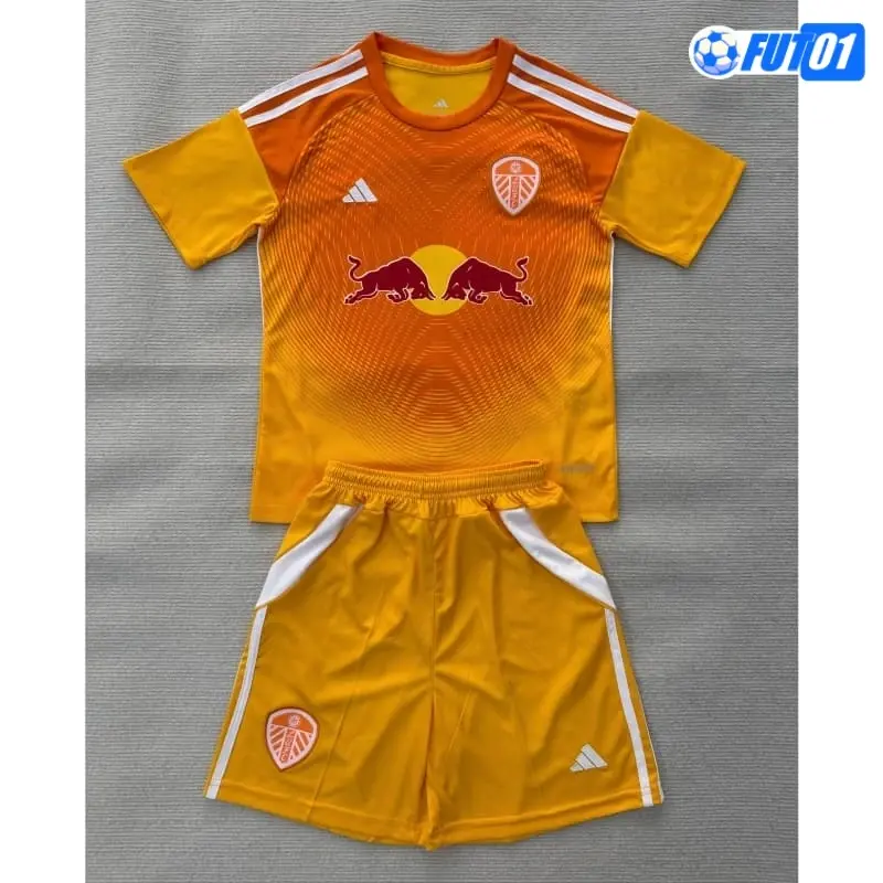 Camiseta Replica de Portero Leeds United 2025/2026 Niño Naranja
