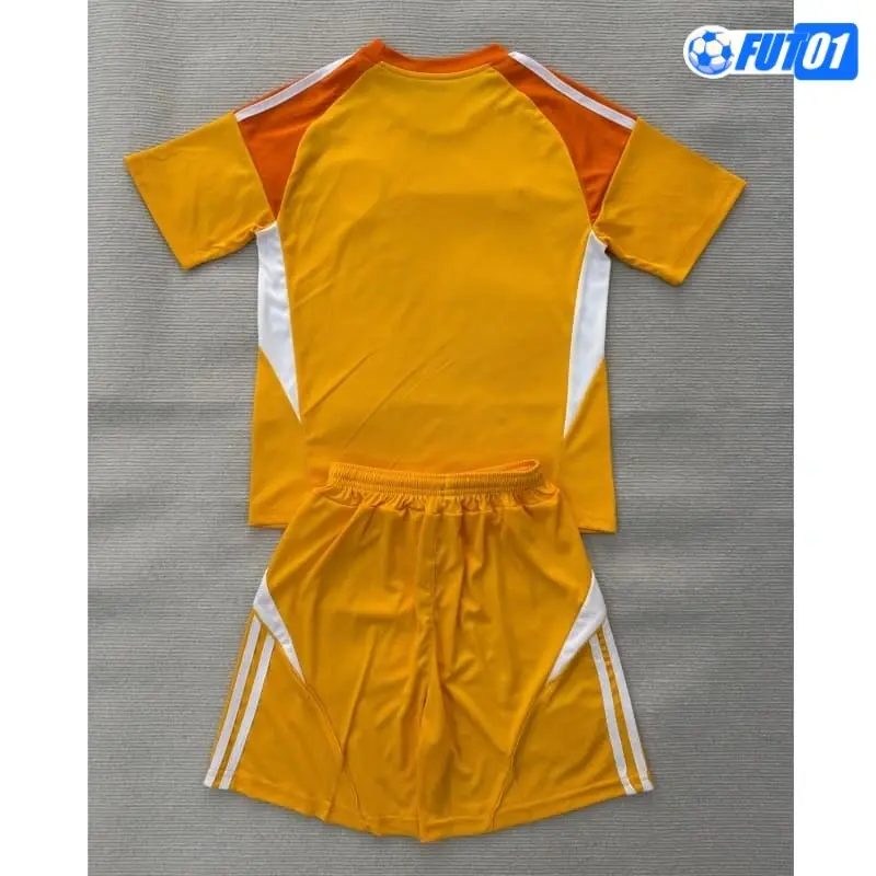 Camiseta Replica de Portero Leeds United 2025/2026 Niño Naranja