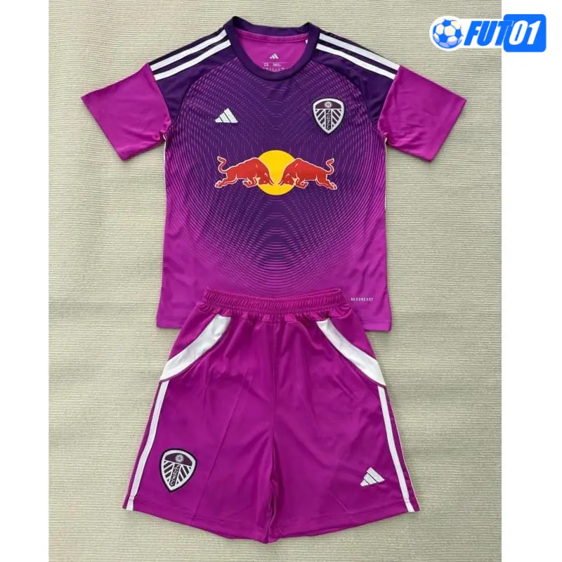 Camiseta Calidad THAI de Portero Leeds United 2025/2026 Niño Morado