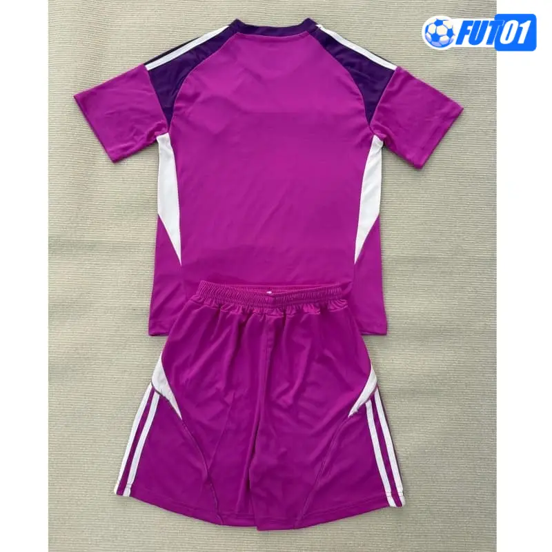 Camiseta Calidad THAI de Portero Leeds United 2025/2026 Niño Morado