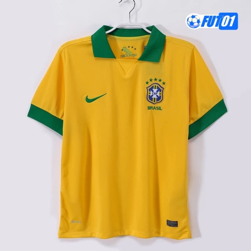 Camiseta Brasil Home 2013 Retro