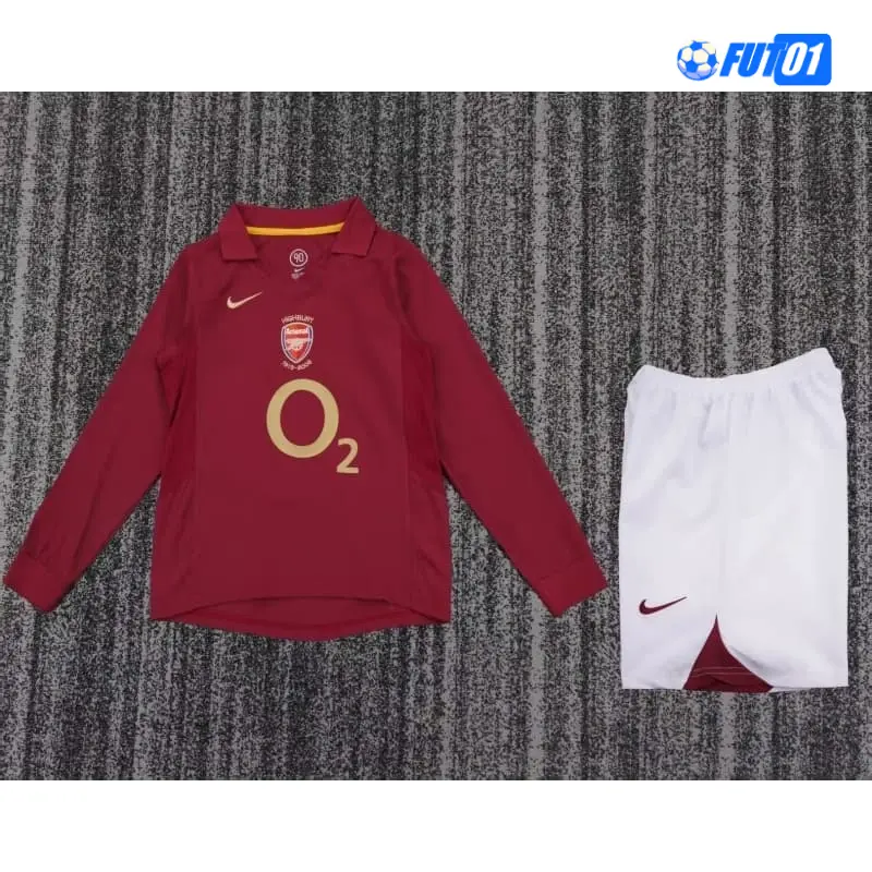 Camiseta Arsenal Home 2005/06 Retro Niño ML