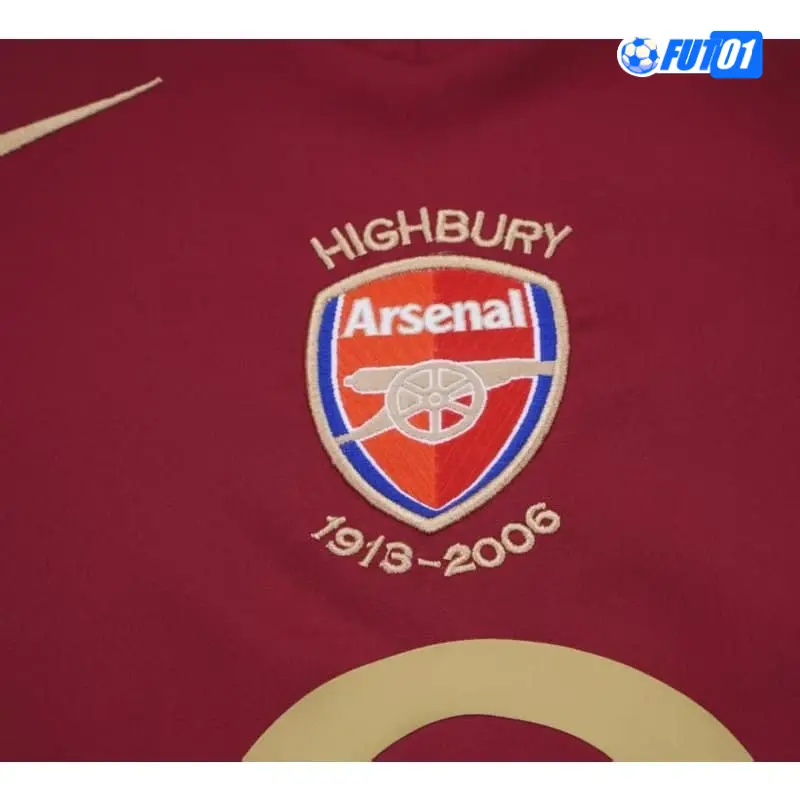 Camiseta Arsenal Home 2005/06 Retro Niño ML