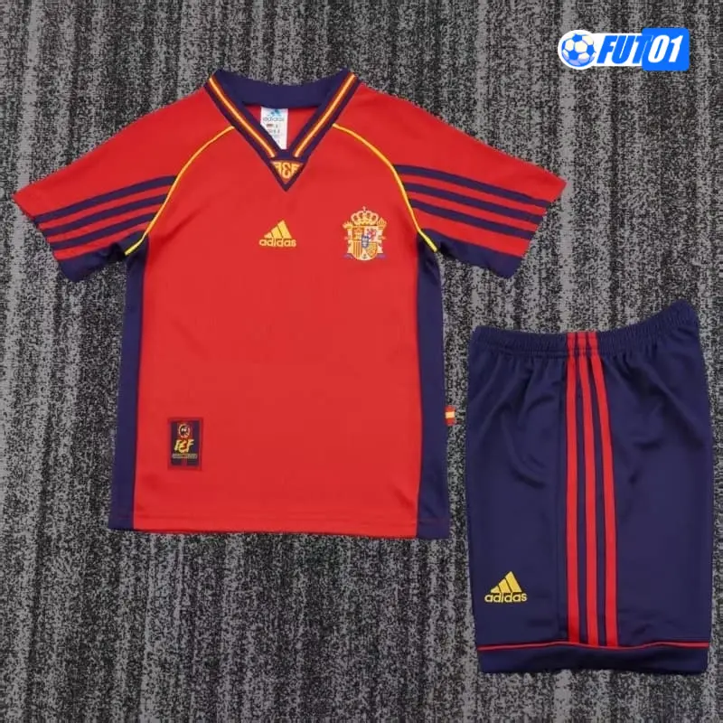 Camiseta España Home 1998 Retro Niño