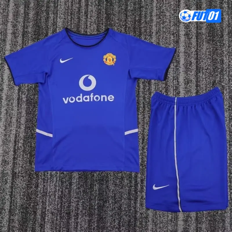 Camiseta Manchester United Third 2002/03 Retro Niño