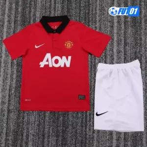 Camiseta Manchester United Home 2013/14 Retro Niño