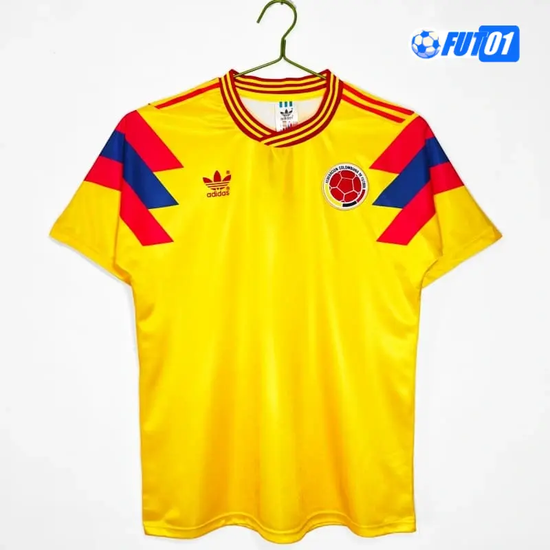 Camiseta Colombia Home 1990 Retro