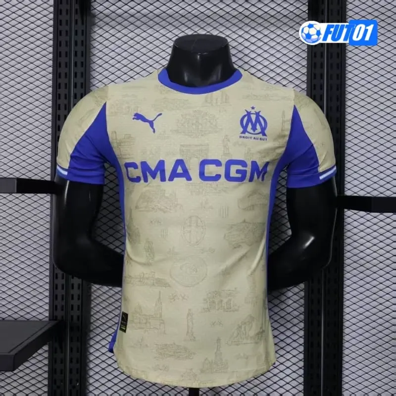 Camiseta Olympique Marsella 4th 2025/2026 Versión Jugador