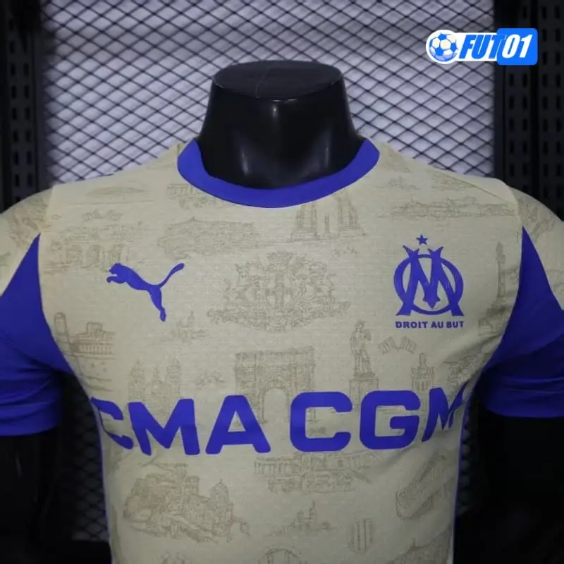 Camiseta Olympique Marsella 4th 2025/2026 Versión Jugador