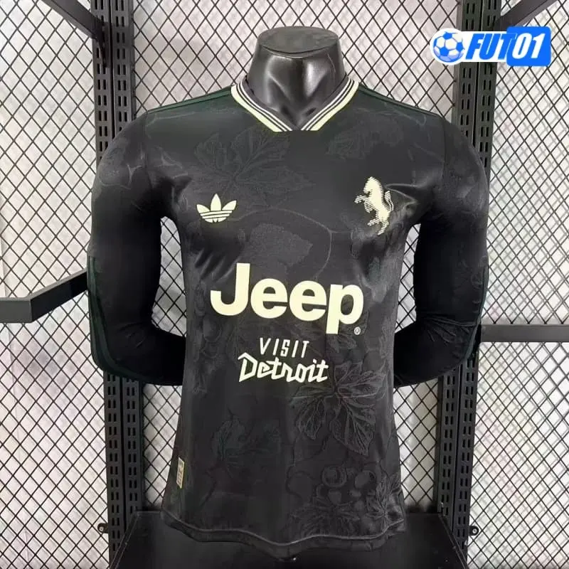 Camiseta Juventus Third 2025/2026 Versión Jugador ML con Publicitario