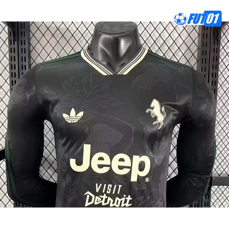 Camiseta Juventus Third 2025/2026 Versión Jugador ML con Publicitario