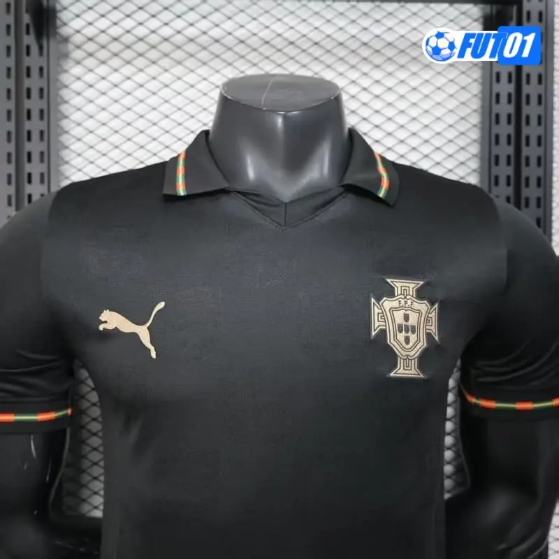 Camiseta Portugal 2026 Versión Jugador Negro
