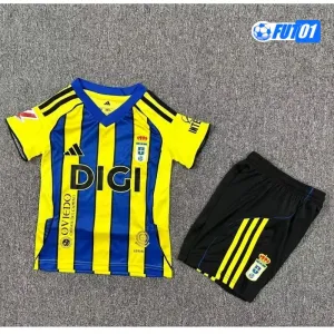 Camiseta Real Oviedo Away 2025/2026 Niño con Parche La Liga