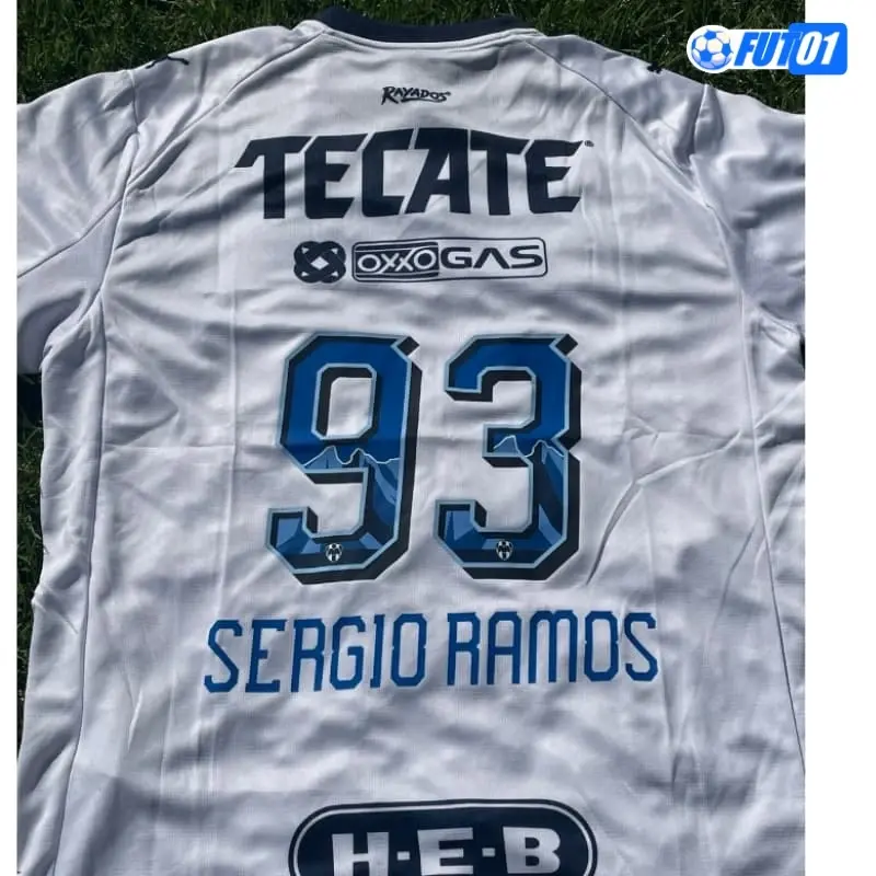 Camiseta SERGIO RAMOS 93 Monterrey Away 2025/2026