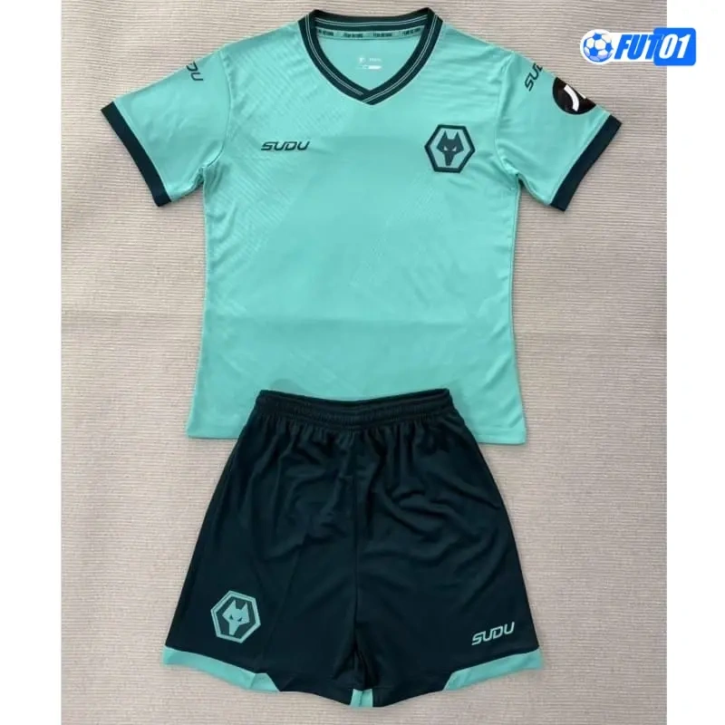 Camiseta Wolverhampton Wanderers Away 2025/2026 Niño