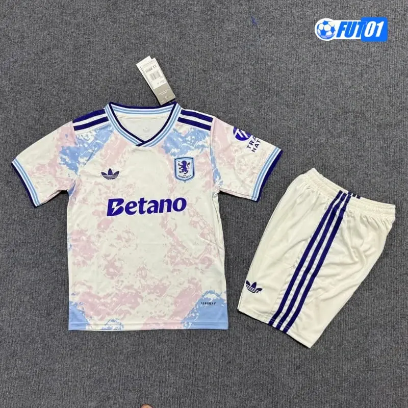 Camiseta Aston Villa Third 2025/2026 Niño