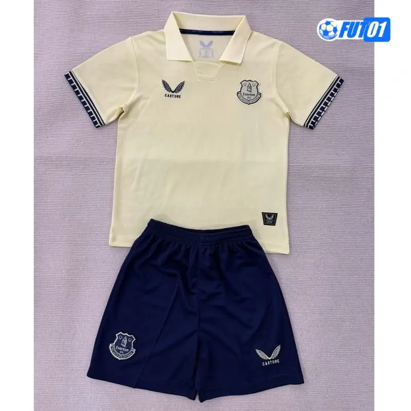Camiseta Everton FC Away 2025/2026 Niño