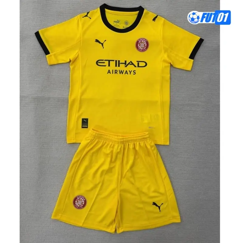 Camiseta Girona Away 2025/2026 Niño