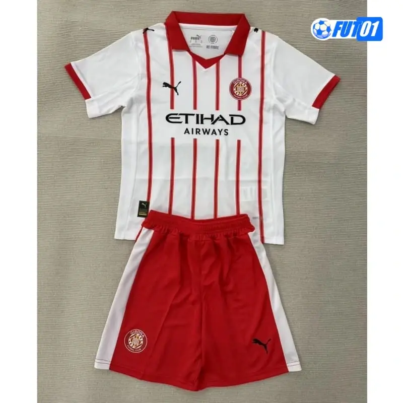 Camiseta Girona Home 2025/2026 Niño