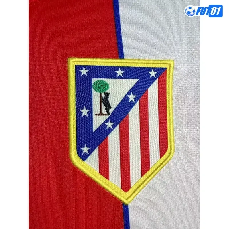 Camiseta Atlético de Madrid Home 2011/12 Retro Rojo/Blanco Edición de La Champions