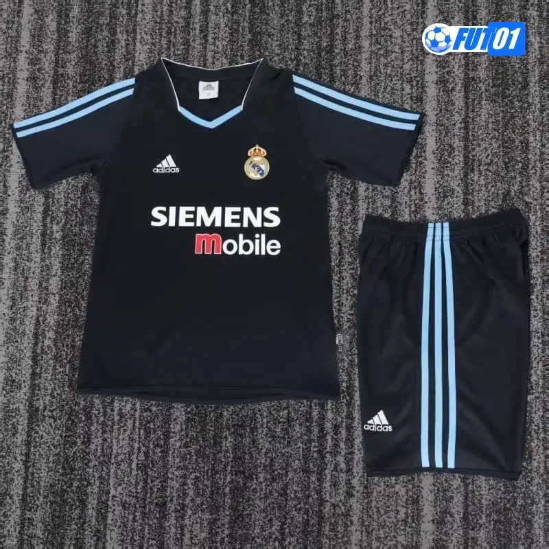 Camiseta Real Madrid Away 2003/04 Retro Niño