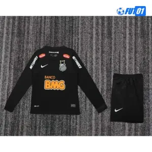 Camiseta Santos FC 2013 Retro Niño ML Negro