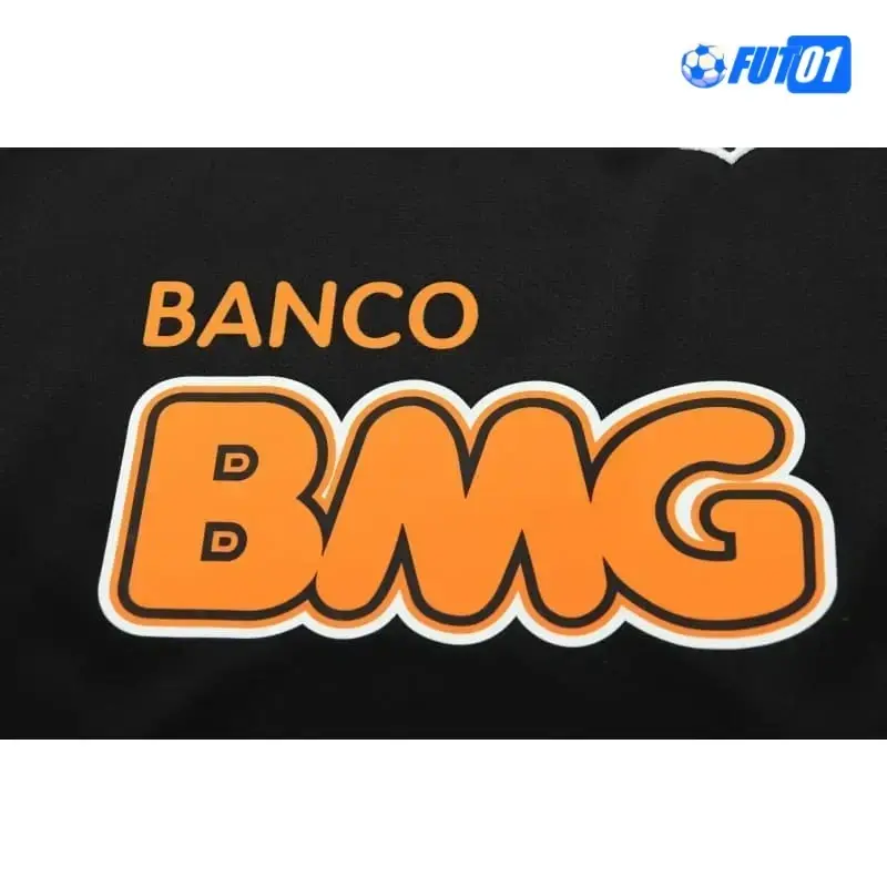 Camiseta Santos FC 2013 Retro Niño ML Negro