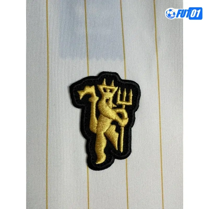 Camiseta Manchester United 2025/26 Retro Blanco/Amarillo