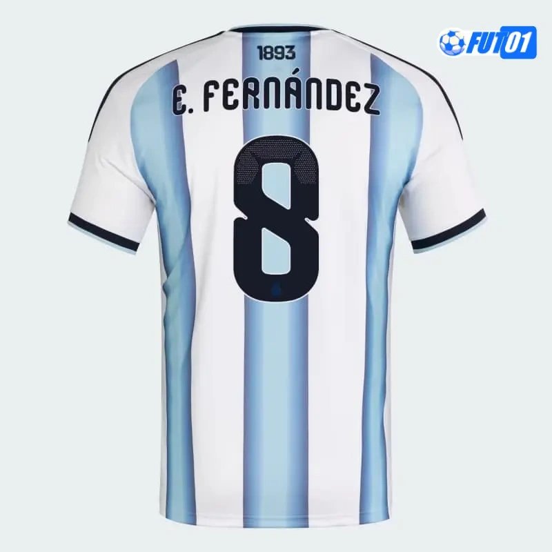 Camiseta E.Fernández 8 Argentina Home 2026
