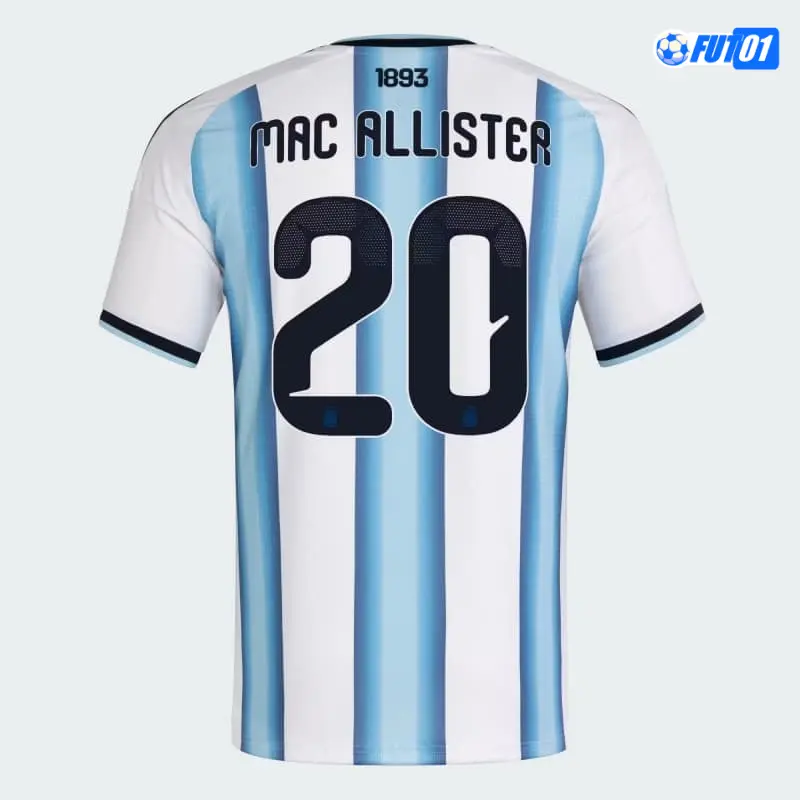 Camiseta Mac Allister 20 Argentina Home 2026