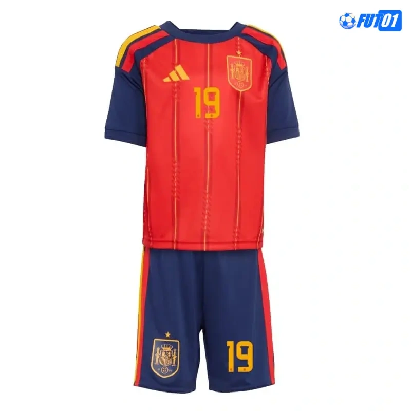 Camiseta Lamine Yamal 19 España Home 2026 Niño