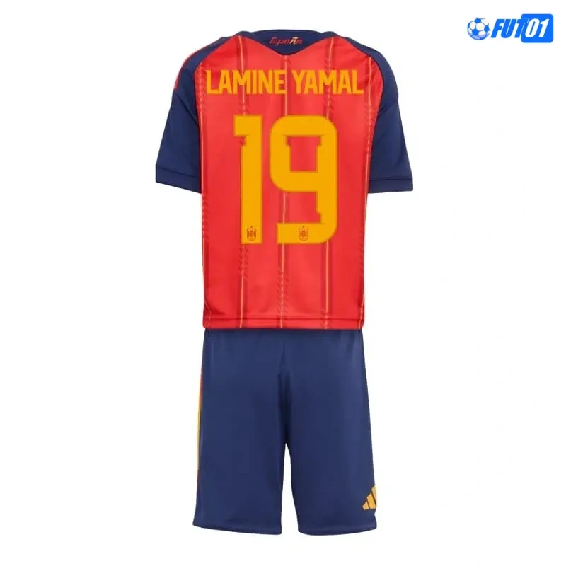 Camiseta Lamine Yamal 19 España Home 2026 Niño