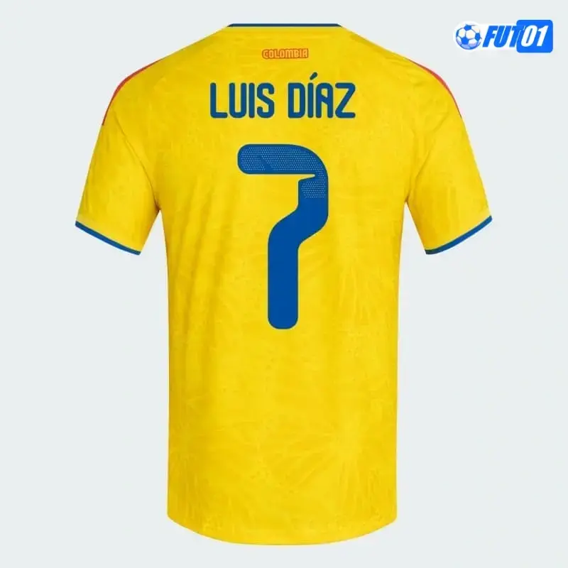 Camiseta Luis Días 7 Colombia Home 2026