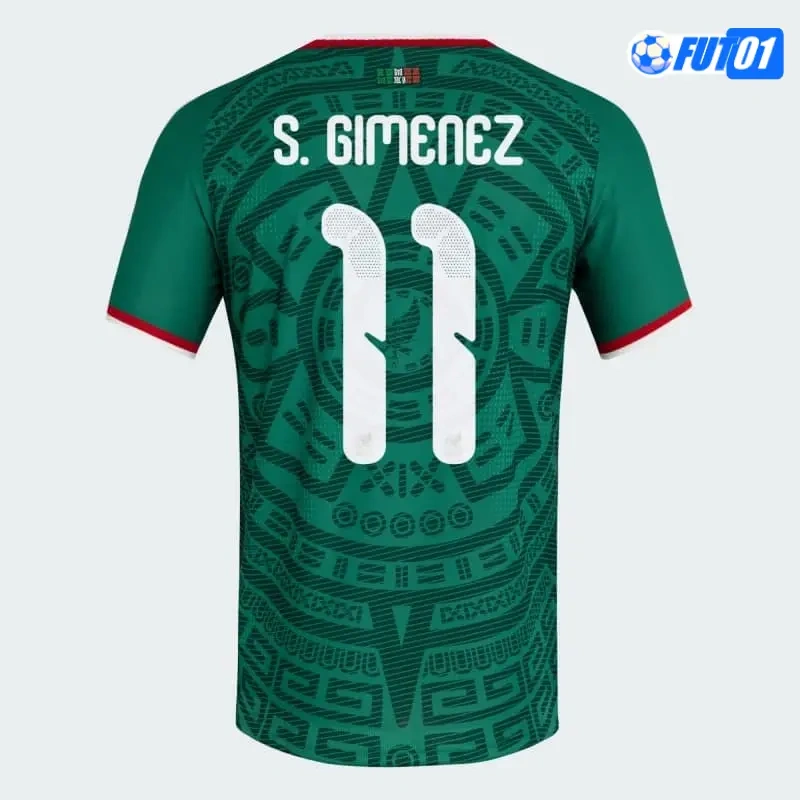 Camiseta S.Gimenez 11 México Home 2026