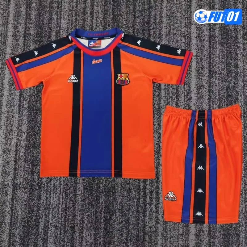 Camiseta Barcelona Away 1997/98 Retro Niño
