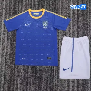 Camiseta Brasil Away 2010 Retro Niño