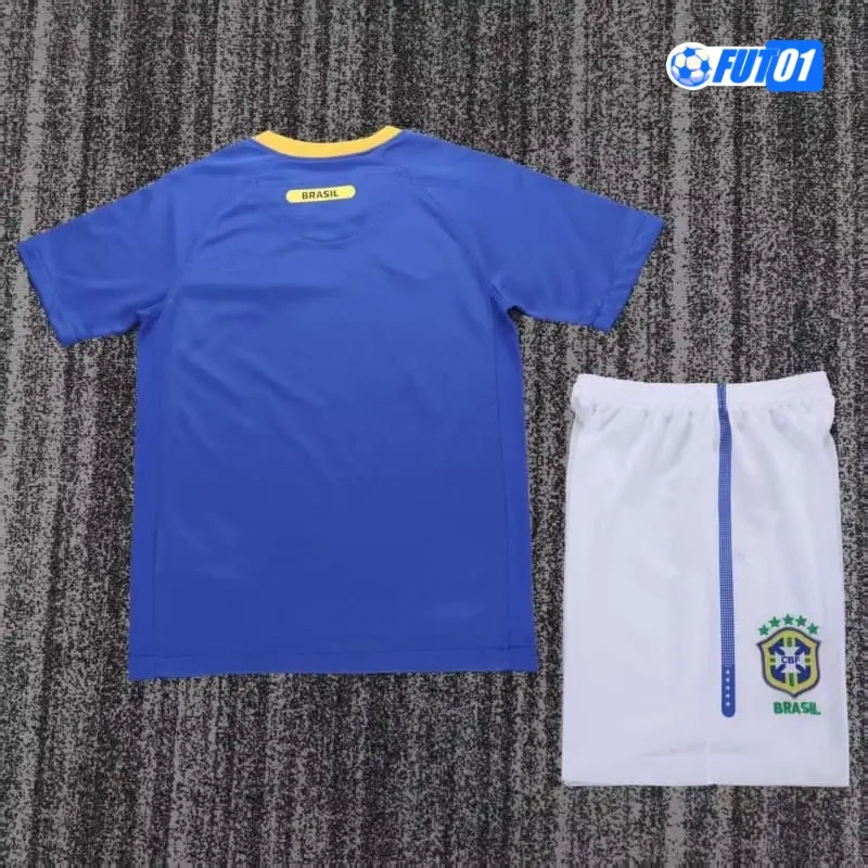 Camiseta Brasil Away 2010 Retro Niño
