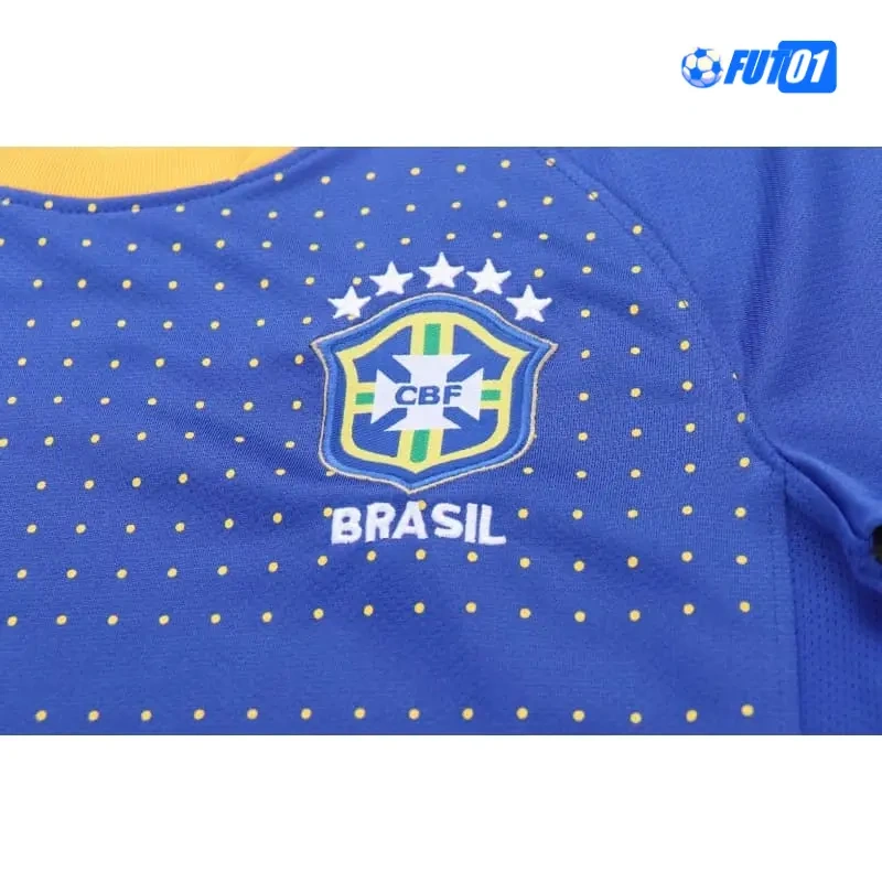 Camiseta Brasil Away 2010 Retro Niño