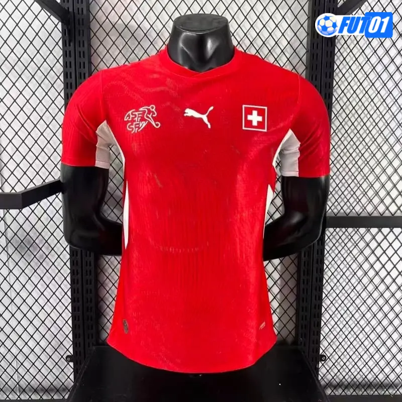 Camiseta Suiza Home Mundial 2026 Versión Jugador