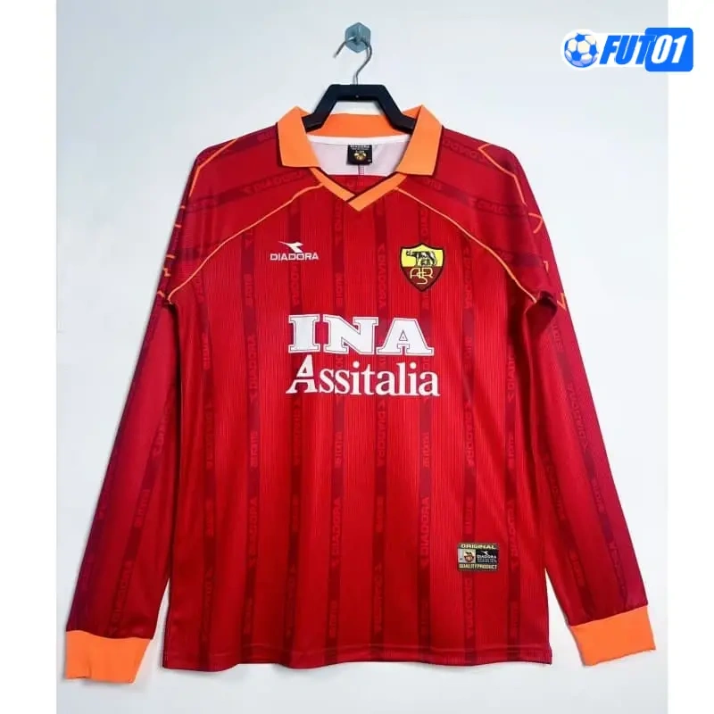 Camiseta AS Roma Home 1999/00 Retro ML