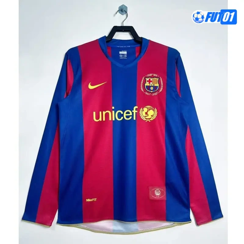 Camiseta Barcelona Home 2007/08 Retro ML
