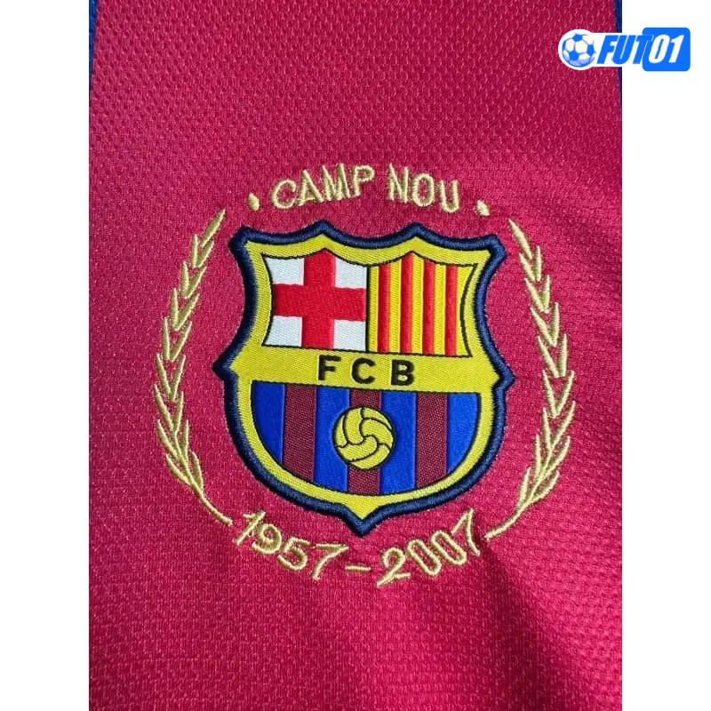 Camiseta Barcelona Home 2007/08 Retro ML