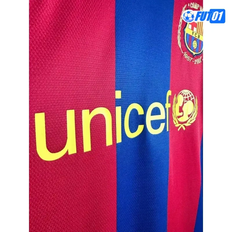 Camiseta Barcelona Home 2007/08 Retro ML