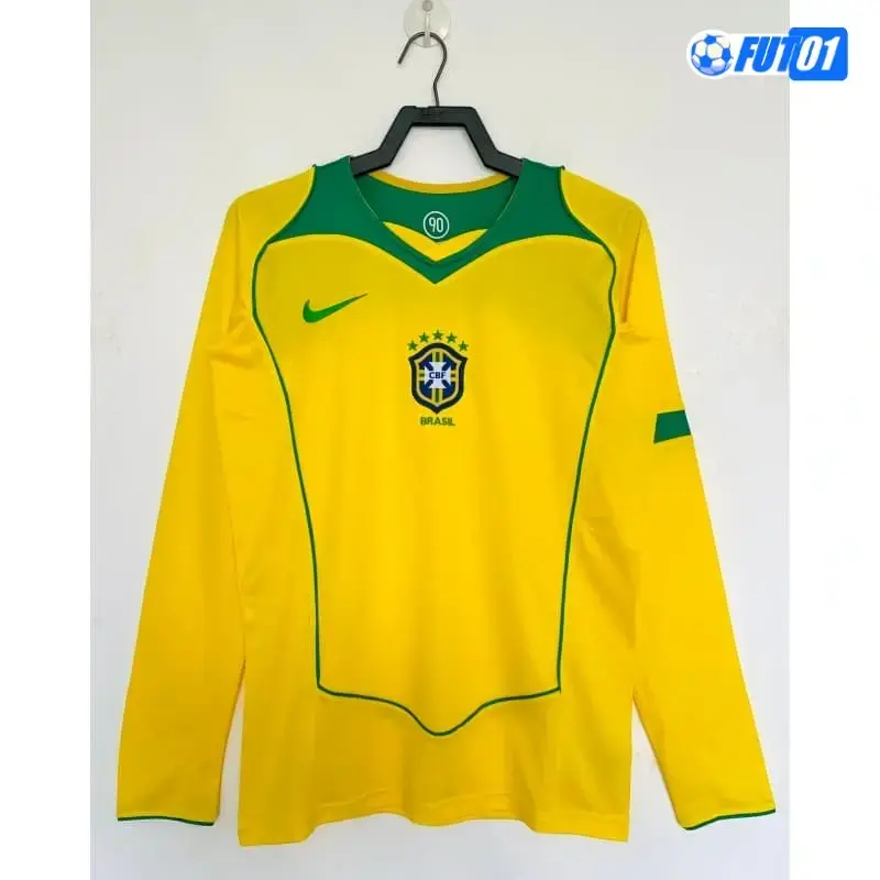 Camiseta Brasil Home 2004 Retro ML