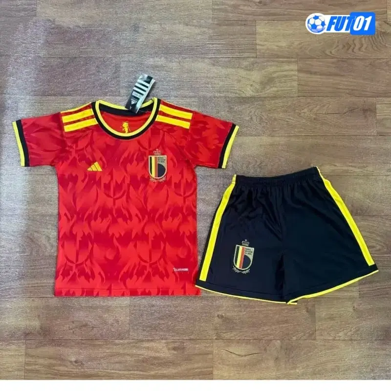 Camiseta Bélgica Home Mundial 2026 Niño