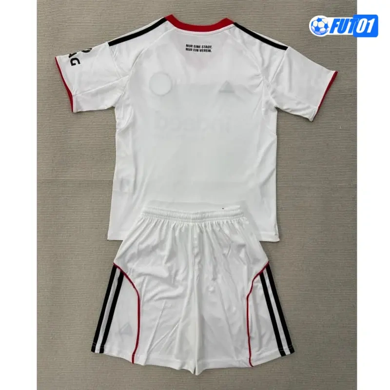 Camiseta Eintracht Fráncfort Away 2025/2026 Niño