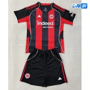 Camiseta Eintracht Fráncfort Home 2025/2026 Niño